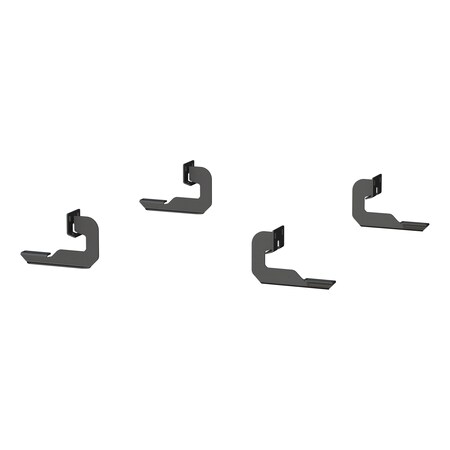 Aries 04-15 F150 REG CAB MOUNTING BRACKETS FOR ADVANTEDGE; RIDGESTEP BLACK P 2055120